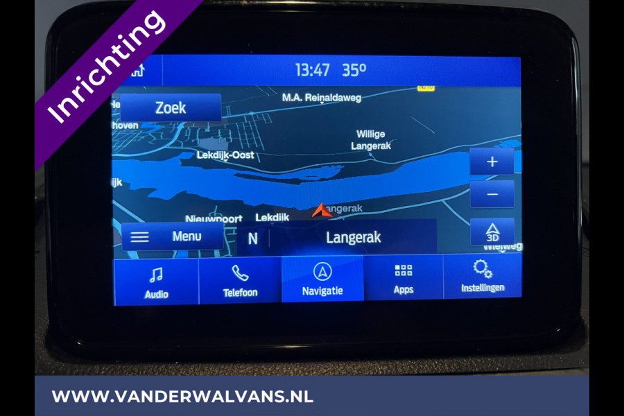 Ford Transit Connect 1.5 EcoBlue 100pk L2H1 Inrichting Euro6 Airco | Camera | Navigatie | Android Auto Cruiscontrole, Verwarmde voorruit, Trekhaak, Dakdragers, Parkeersensoren