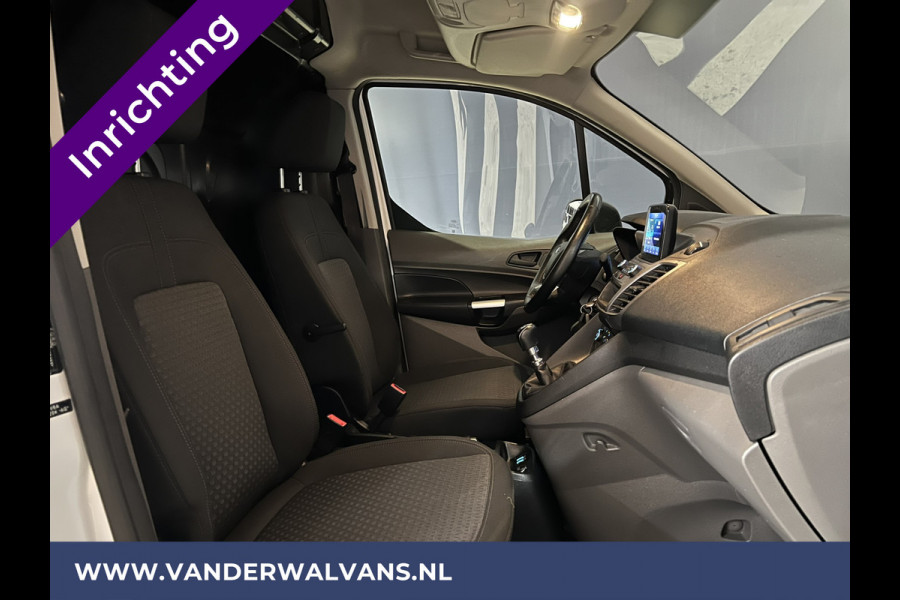 Ford Transit Connect 1.5 EcoBlue 100pk L2H1 Inrichting Euro6 Airco | Camera | Navigatie | Android Auto Cruiscontrole, Verwarmde voorruit, Trekhaak, Dakdragers, Parkeersensoren