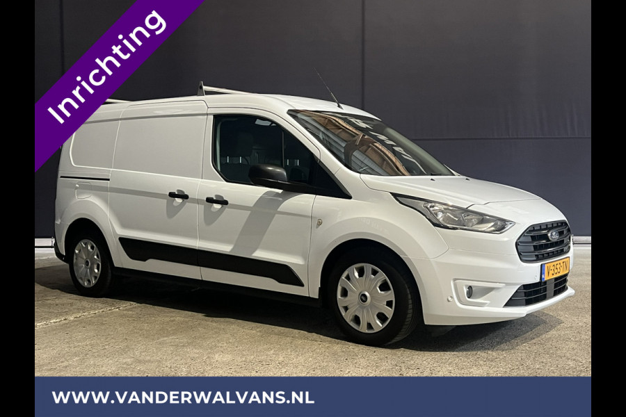 Ford Transit Connect 1.5 EcoBlue 100pk L2H1 Inrichting Euro6 Airco | Camera | Navigatie | Android Auto Cruiscontrole, Verwarmde voorruit, Trekhaak, Dakdragers, Parkeersensoren
