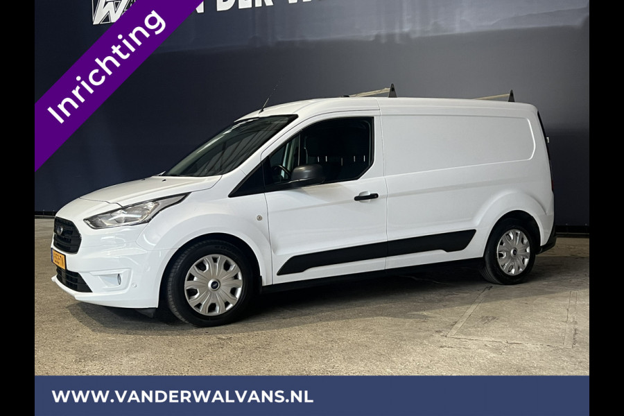 Ford Transit Connect 1.5 EcoBlue 100pk L2H1 Inrichting Euro6 Airco | Camera | Navigatie | Android Auto Cruiscontrole, Verwarmde voorruit, Trekhaak, Dakdragers, Parkeersensoren