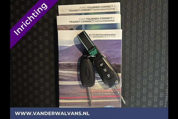 Ford Transit Connect 1.5 EcoBlue 100pk L2H1 Inrichting Euro6 Airco | Camera | Navigatie | Android Auto Cruiscontrole, Verwarmde voorruit, Trekhaak, Dakdragers, Parkeersensoren