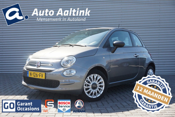Fiat 500 70PK Hybrid Cult+ NAVI | PARK.SENS | AIRCO | 15'LMV | ORG.NL!