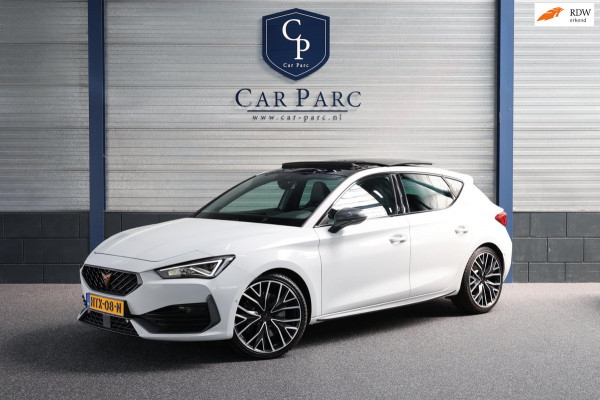 CUPRA Leon 2.0 TSI VZ 300+PK LED/VIRTUAL/SFEER/PANO/HALF LEER+S.VERWARMING/19"/CAM/ACC/ECC/12 MDN GARANTIE!