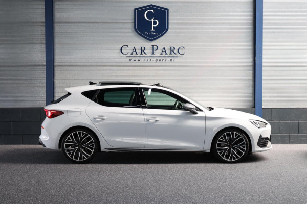 CUPRA Leon 2.0 TSI VZ 300+PK LED/VIRTUAL/SFEER/PANO/HALF LEER+S.VERWARMING/19"/CAM/ACC/ECC/12 MDN GARANTIE!