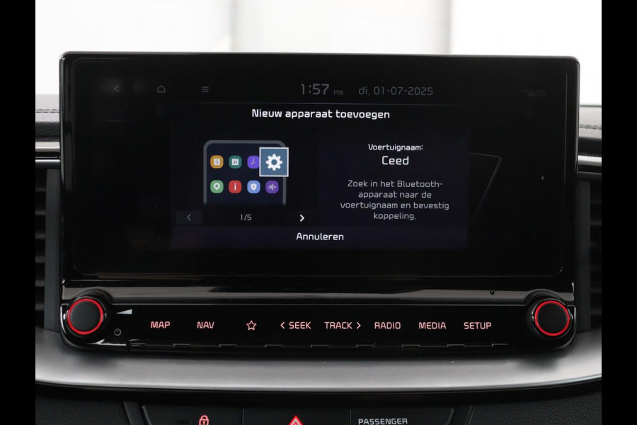 Kia Ceed 1.0 T-GDi GT-Line | Panoramadak | Stoel & stuurverwarming | Leder/Alcantara | Carplay | Camera | Full LED | Keyless | Navigatie