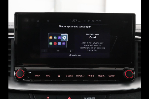 Kia Ceed 1.0 T-GDi GT-Line | Panoramadak | Stoel & stuurverwarming | Leder/Alcantara | Carplay | Camera | Full LED | Keyless | Navigatie