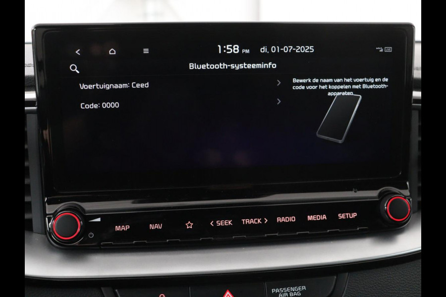 Kia Ceed 1.0 T-GDi GT-Line | Panoramadak | Stoel & stuurverwarming | Leder/Alcantara | Carplay | Camera | Full LED | Keyless | Navigatie