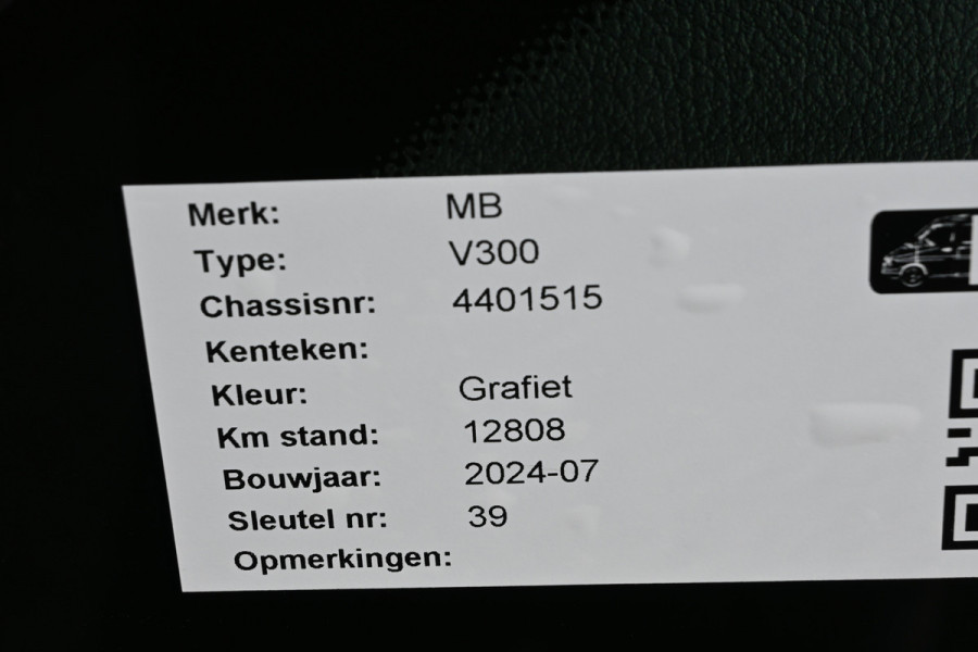 Mercedes-Benz V-Klasse 300d AMG 4-Matic L3 DC Elektrische schuifdeuren, 4x4, Distronic, 360 Camera