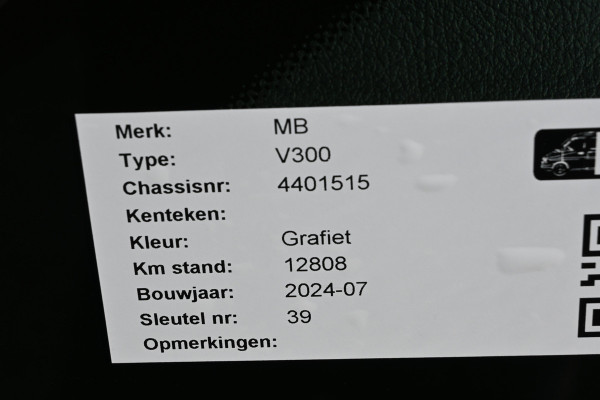 Mercedes-Benz V-Klasse 300d AMG 4-Matic L3 DC Elektrische schuifdeuren, 4x4, Distronic, 360 Camera