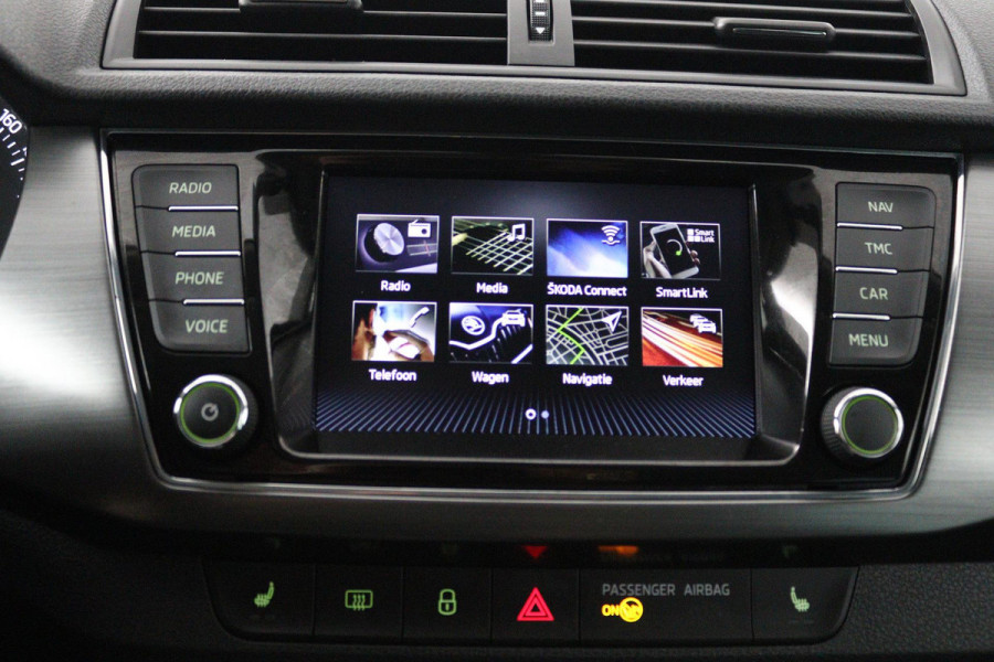 Škoda Fabia Combi 1.0 TSI Clever Edition (PARKEERSENSOREN, STOELVERWARMING, NAVIGATIE, NL-AUTO)