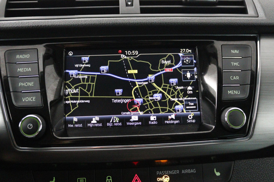 Škoda Fabia Combi 1.0 TSI Clever Edition (PARKEERSENSOREN, STOELVERWARMING, NAVIGATIE, NL-AUTO)