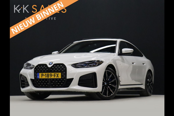 BMW 4 Serie Gran Coupé 420i M Sport [SCHUIFKANTELDAK, HARMAN KARDON, APPLE CARPLAY, ANDROID, LEDEREN MEMORY SEATS, CAMERA, STUUR- + STOELVERWARMING, CRUISE, NIEUWSTAAT]