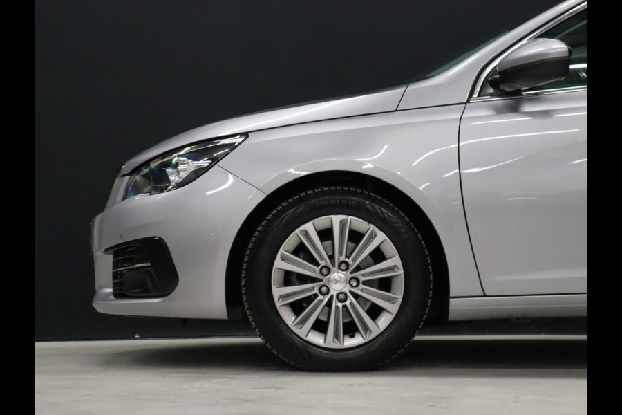 Peugeot 308 SW 1.2 PureTech Blue Lease Premium [TREKHAAK, 6-BAK, APPLE CARPLAY, ANDROID, CAMERA, HALF LEDER, PDC V+A, CRUISE, NIEUWSTAAT]