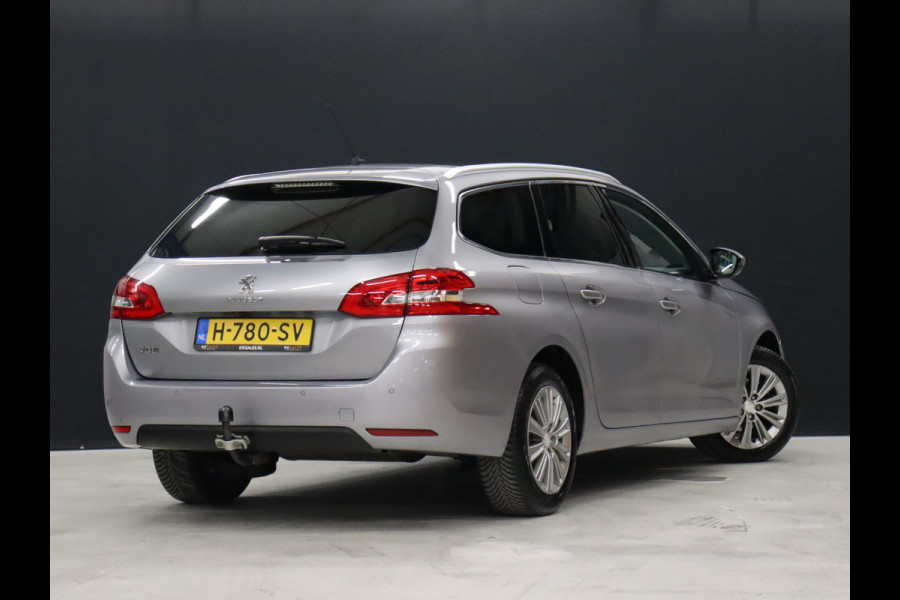 Peugeot 308 SW 1.2 PureTech Blue Lease Premium [TREKHAAK, 6-BAK, APPLE CARPLAY, ANDROID, CAMERA, HALF LEDER, PDC V+A, CRUISE, NIEUWSTAAT]