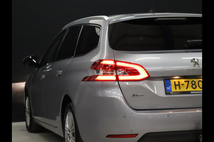 Peugeot 308 SW 1.2 PureTech Blue Lease Premium [TREKHAAK, 6-BAK, APPLE CARPLAY, ANDROID, CAMERA, HALF LEDER, PDC V+A, CRUISE, NIEUWSTAAT]