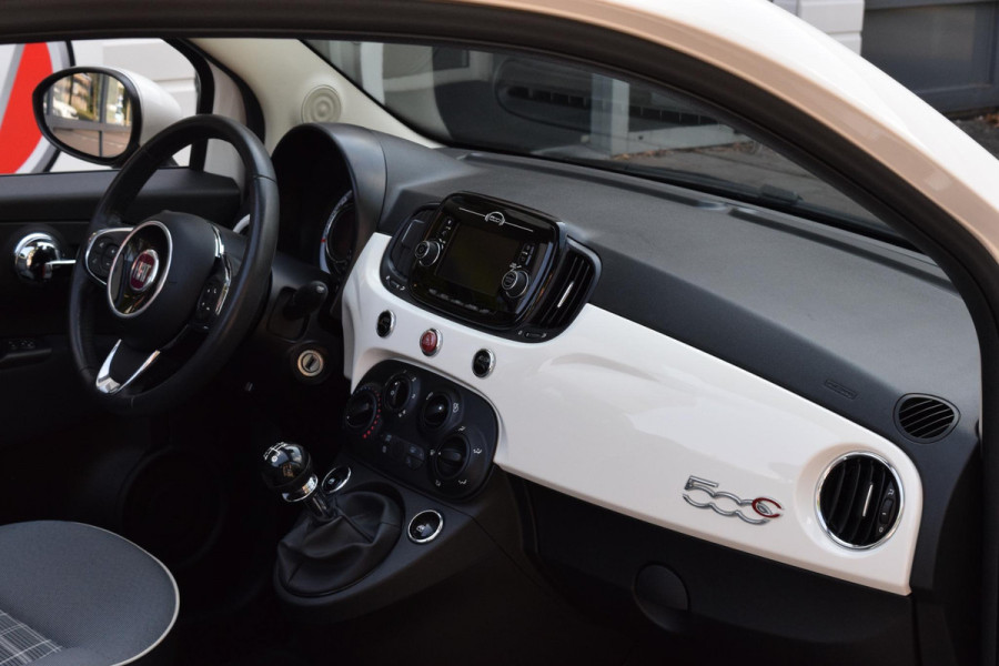 Fiat 500C 0.9 TwinAir Turbo Lounge Nav|16"|PDC|Lage km!