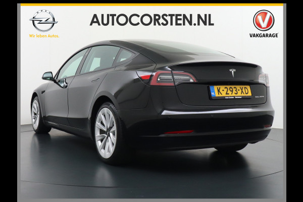 Tesla Model 3 Long Range 498 PK 82kwh 4,4sec 0-100 19" WarmtePomp Stuurverwarmd Elektr.A-klep FSD-Full Self Driving Computer-3 Premium Audio 4 Stoel en achterbank verwarming Electr.Stoelen+Memory+Easy-Entry WiFi Origineel Nederlandse auto Grootste accu Tot 16,5kwh thuis laden. Accu/Motor Garantie tot 25-03-2029 max 192.000km
