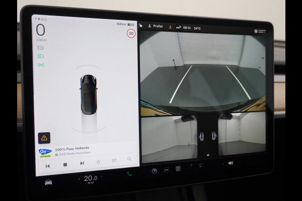 Tesla Model 3 Long Range 498 PK 82kwh 4,4sec 0-100 19" WarmtePomp Stuurverwarmd Elektr.A-klep FSD-Full Self Driving Computer-3 Premium Audio 4 Stoel en achterbank verwarming Electr.Stoelen+Memory+Easy-Entry WiFi Origineel Nederlandse auto Grootste accu Tot 16,5kwh thuis laden. Accu/Motor Garantie tot 25-03-2029 max 192.000km