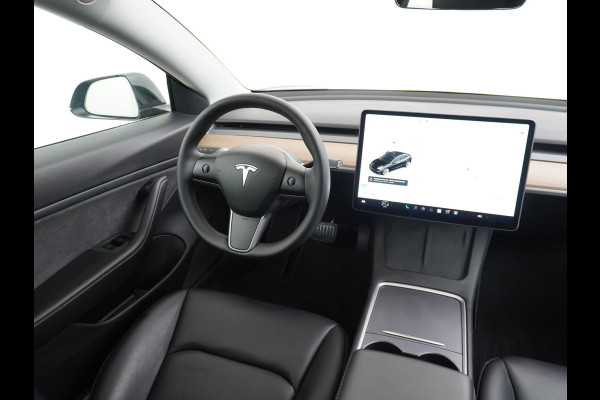 Tesla Model 3 Long Range 498 PK 82kwh 4,4sec 0-100 19" WarmtePomp Stuurverwarmd Elektr.A-klep FSD-Full Self Driving Computer-3 Premium Audio 4 Stoel en achterbank verwarming Electr.Stoelen+Memory+Easy-Entry WiFi Origineel Nederlandse auto Grootste accu Tot 16,5kwh thuis laden. Accu/Motor Garantie tot 25-03-2029 max 192.000km