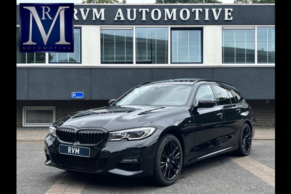 BMW 3 Serie Touring 330e M SPORT | LASER LED | 360 CAMERA | ELECTR STOELEN | LEDER | HEAD UP | PANORAMADAK| DODE HOEK | STUURWIEL EN STOEL VERW. | TREKHAAK | DEALER ONDERHOUDEN