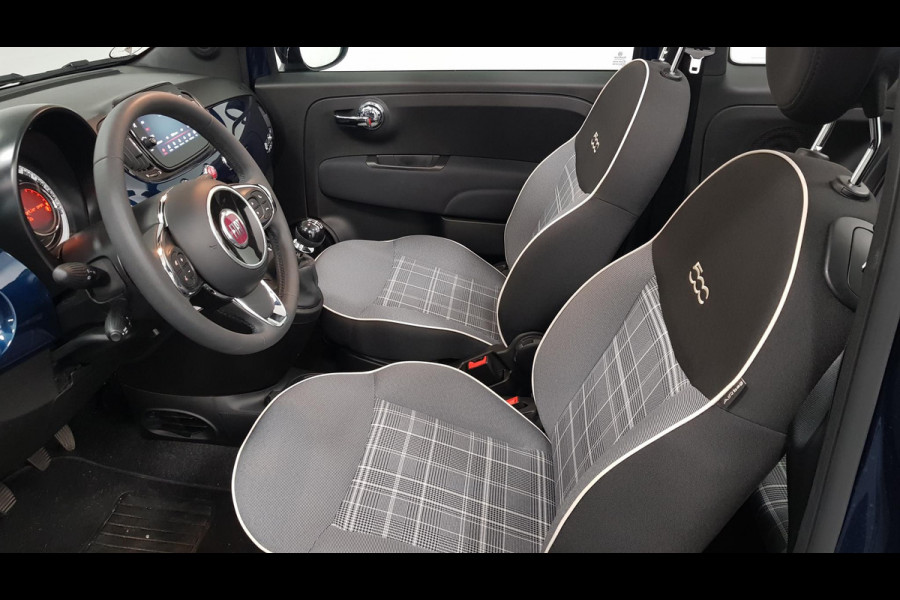 Fiat 500C 1.0 Hybrid Lounge Plus Navigatie Cruise Control Parkeer Sensoren Climate Control DAB Lichtmetalen Velgen