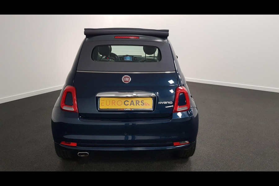 Fiat 500C 1.0 Hybrid Lounge Plus Navigatie Cruise Control Parkeer Sensoren Climate Control DAB Lichtmetalen Velgen