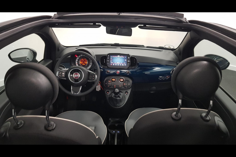 Fiat 500C 1.0 Hybrid Lounge Plus Navigatie Cruise Control Parkeer Sensoren Climate Control DAB Lichtmetalen Velgen