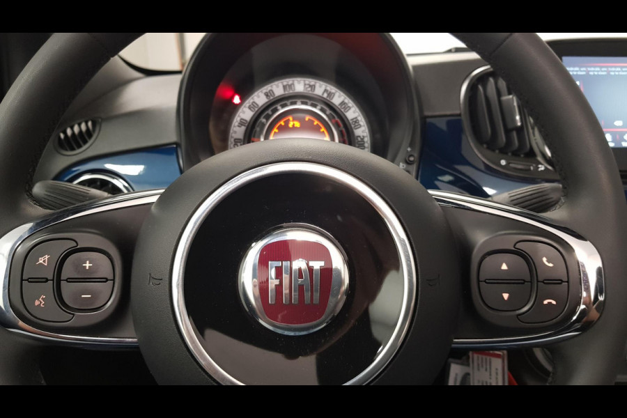Fiat 500C 1.0 Hybrid Lounge Plus Navigatie Cruise Control Parkeer Sensoren Climate Control DAB Lichtmetalen Velgen