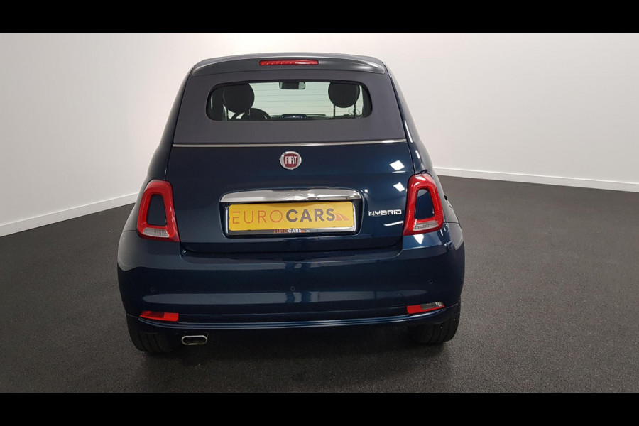 Fiat 500C 1.0 Hybrid Lounge Plus Navigatie Cruise Control Parkeer Sensoren Climate Control DAB Lichtmetalen Velgen