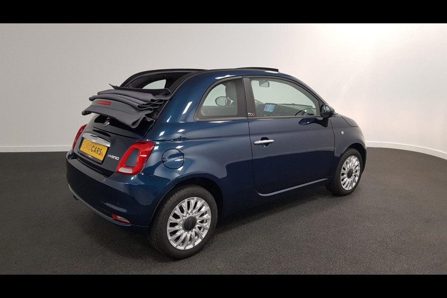 Fiat 500C 1.0 Hybrid Lounge Plus Navigatie Cruise Control Parkeer Sensoren Climate Control DAB Lichtmetalen Velgen