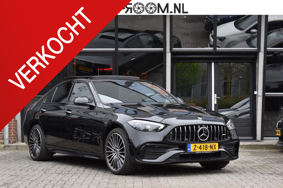 Mercedes-Benz C-Klasse 300 e Luxury Line AMG Line Pano HUD Lane BURM. Stoelventi. Massage Mercedes-Benz C-Klasse 300 e Luxury Line AMG Line Pano HUD Lane BURM. Stoelventi. Massage