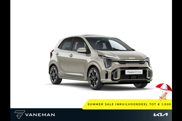 Kia Picanto 1.0 DPI GT-Line | Apple Carplay/Android Auto | Cruise control en stuurhulp