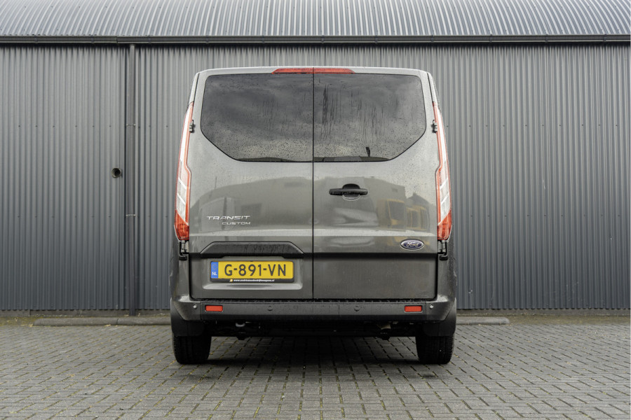 Ford Transit Custom **2.0TDCI 130PK | ZGN. | Automaat | 9-Zits | LED | Cruise | Airco | PDC | Euro 6**