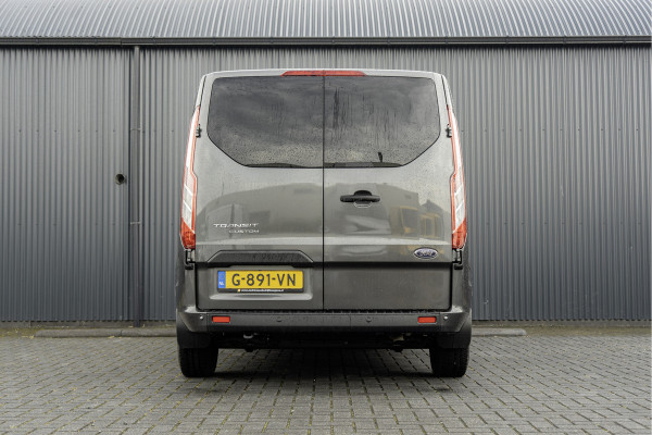 Ford Transit Custom **2.0TDCI 130PK | ZGN. | Automaat | 9-Zits | LED | Cruise | Airco | PDC | Euro 6**