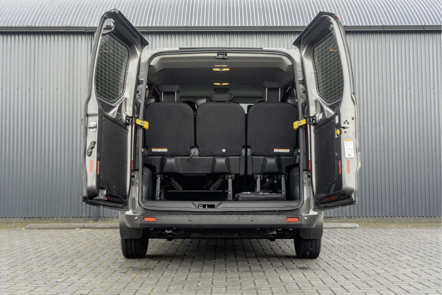 Ford Transit Custom **2.0TDCI 130PK | ZGN. | Automaat | 9-Zits | LED | Cruise | Airco | PDC | Euro 6**