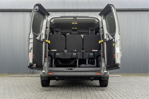 Ford Transit Custom **2.0TDCI 130PK | ZGN. | Automaat | 9-Zits | LED | Cruise | Airco | PDC | Euro 6**