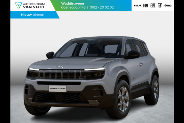 Jeep Avenger Longitude 54 kWh | Pack Winter | Storm Grey | Uit voorraad leverbaar !
