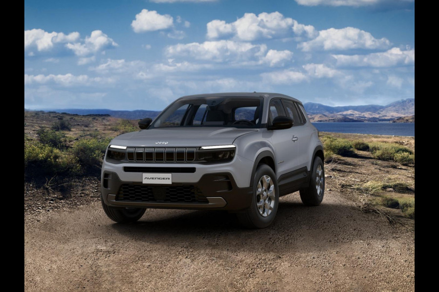 Jeep Avenger Longitude 54 kWh | Pack Winter | Storm Grey | Uit voorraad leverbaar !