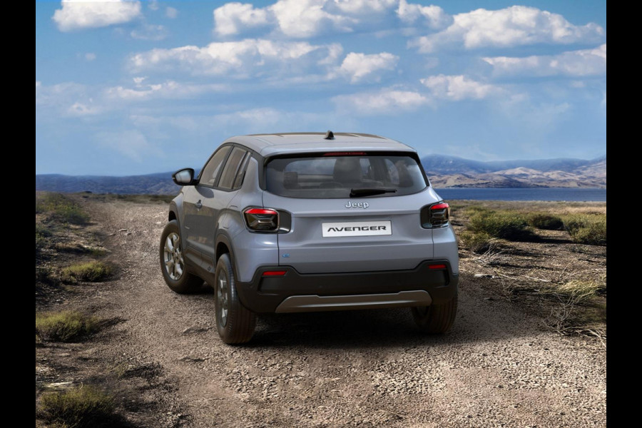 Jeep Avenger Longitude 54 kWh | Pack Winter | Storm Grey | Uit voorraad leverbaar !