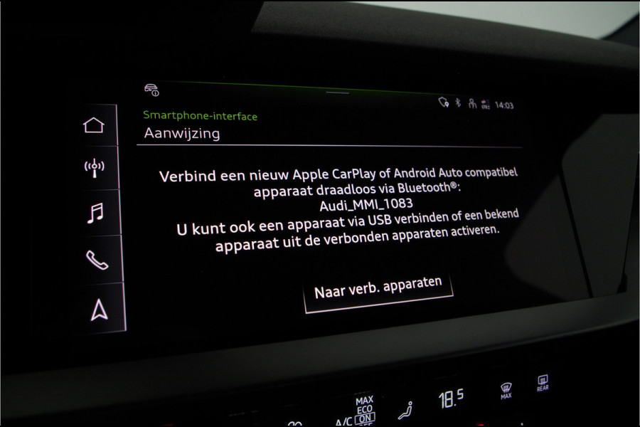 Audi A3 Sportback 30 TFSI Pro Line > Stoelverwarming/Cruise/Apple Carplay/Android Auto...