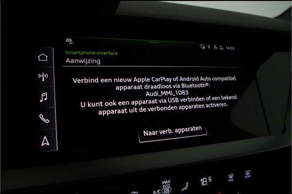 Audi A3 Sportback 30 TFSI Pro Line > Stoelverwarming/Cruise/Apple Carplay/Android Auto...