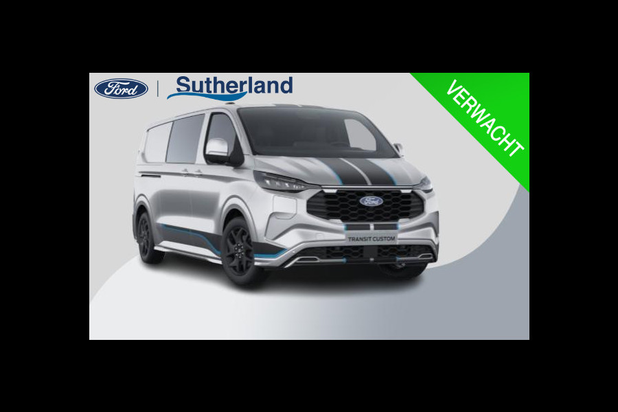Ford Transit Custom 320 2.5 PHEV L2H1 Sport DC 233pk | | Dubbele Cabine | Dubbele zijschuifdeur | Inklapbare trekhaak | 19 inch lichtmetalen Sport velgen (mat zwart) | Verwarmbaar stuurwiel | Navigatie systeem