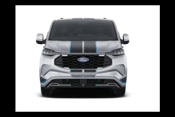 Ford Transit Custom 320 2.5 PHEV L2H1 Sport DC 233pk | | Dubbele Cabine | Dubbele zijschuifdeur | Inklapbare trekhaak | 19 inch lichtmetalen Sport velgen (mat zwart) | Verwarmbaar stuurwiel | Navigatie systeem