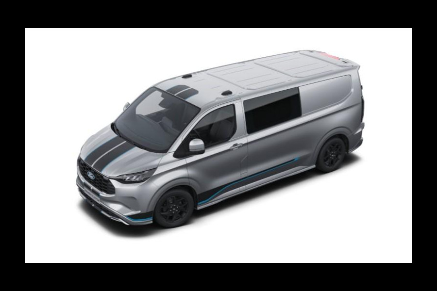 Ford Transit Custom 320 2.5 PHEV L2H1 Sport DC 233pk | | Dubbele Cabine | Dubbele zijschuifdeur | Inklapbare trekhaak | 19 inch lichtmetalen Sport velgen (mat zwart) | Verwarmbaar stuurwiel | Navigatie systeem