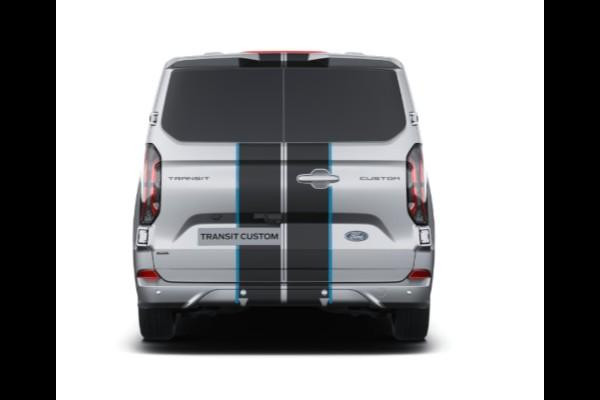 Ford Transit Custom 320 2.5 PHEV L2H1 Sport DC 233pk | | Dubbele Cabine | Dubbele zijschuifdeur | Inklapbare trekhaak | 19 inch lichtmetalen Sport velgen (mat zwart) | Verwarmbaar stuurwiel | Navigatie systeem