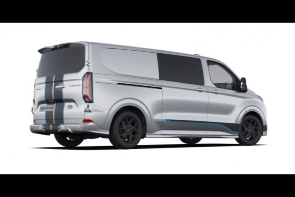 Ford Transit Custom 320 2.5 PHEV L2H1 Sport DC 233pk | | Dubbele Cabine | Dubbele zijschuifdeur | Inklapbare trekhaak | 19 inch lichtmetalen Sport velgen (mat zwart) | Verwarmbaar stuurwiel | Navigatie systeem