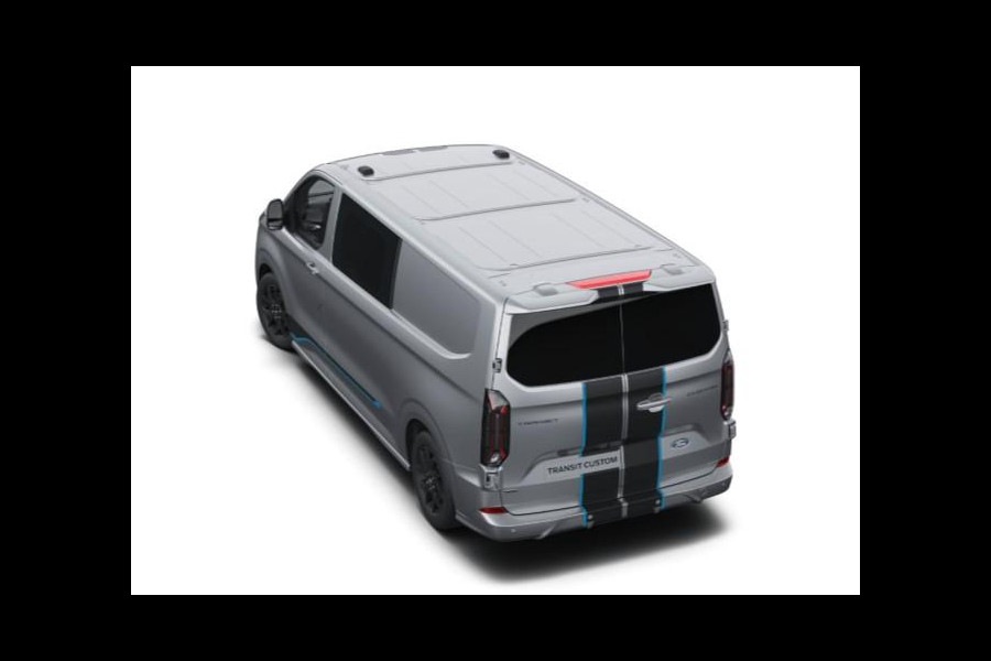 Ford Transit Custom 320 2.5 PHEV L2H1 Sport DC 233pk | | Dubbele Cabine | Dubbele zijschuifdeur | Inklapbare trekhaak | 19 inch lichtmetalen Sport velgen (mat zwart) | Verwarmbaar stuurwiel | Navigatie systeem