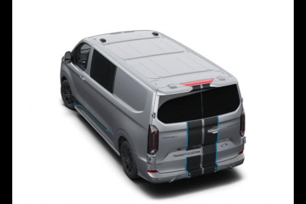Ford Transit Custom 320 2.5 PHEV L2H1 Sport DC 233pk | | Dubbele Cabine | Dubbele zijschuifdeur | Inklapbare trekhaak | 19 inch lichtmetalen Sport velgen (mat zwart) | Verwarmbaar stuurwiel | Navigatie systeem