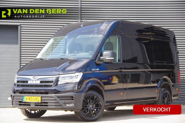 MAN TGE 3.180 35 2.0 L3H3 3-ZITS, AUT. LED, TREKHAAK, CAMERA, CRUISE, CLIMA, NAVI, PDC RONDOM, LEDER STUUR, STUUR VERWARMING, VOORRUIT V