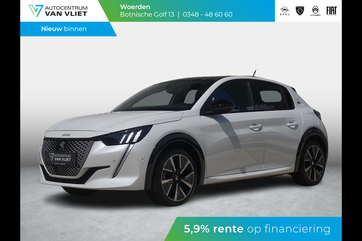 Peugeot e-208 EV GT Pack 50 kWh Panoramadak Peugeot e-208 EV GT Pack 50 kWh Panoramadak